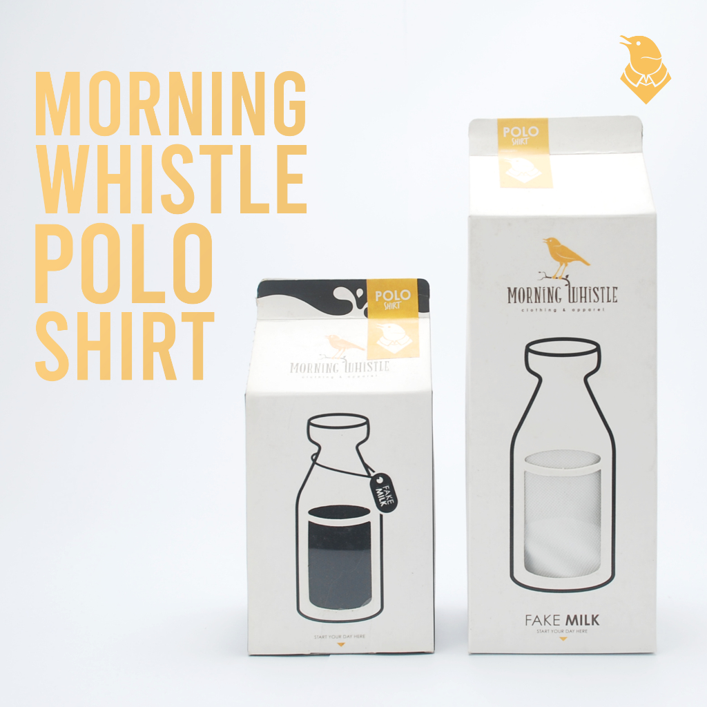 Kaos Polo Shirt Pria Morning Whistle Lengan Pendek