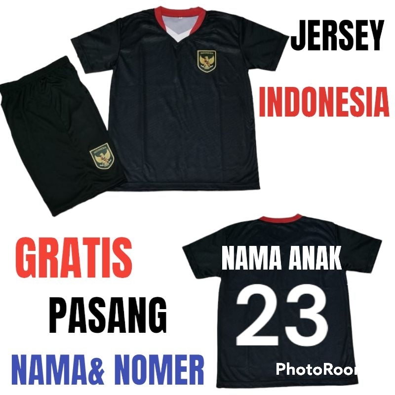 SETELAN JERSEY TIMNAS INDONESIA ANAK UMUR 7-14 THN/SETELAN BAJU BADMINTON ANAK/SETELAN JERSEY BADMINTON ANAK