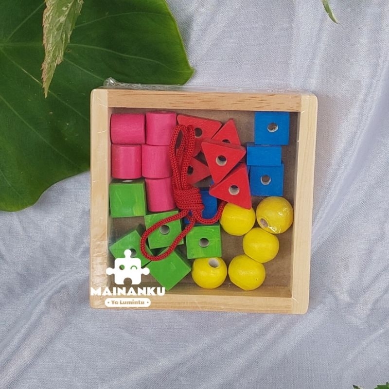 Mainan Edukasi Anak Meronce Geometri