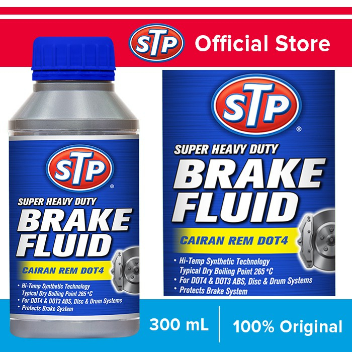 STP Brake Fluid DOT 4 300 mL Minyak Rem Mobil Motor Dengan Activgard