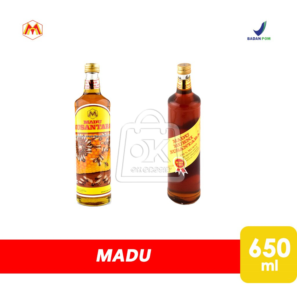 

Madu Tawon Lebah Liar / Natural Wild Honey M (Botol 500gr)