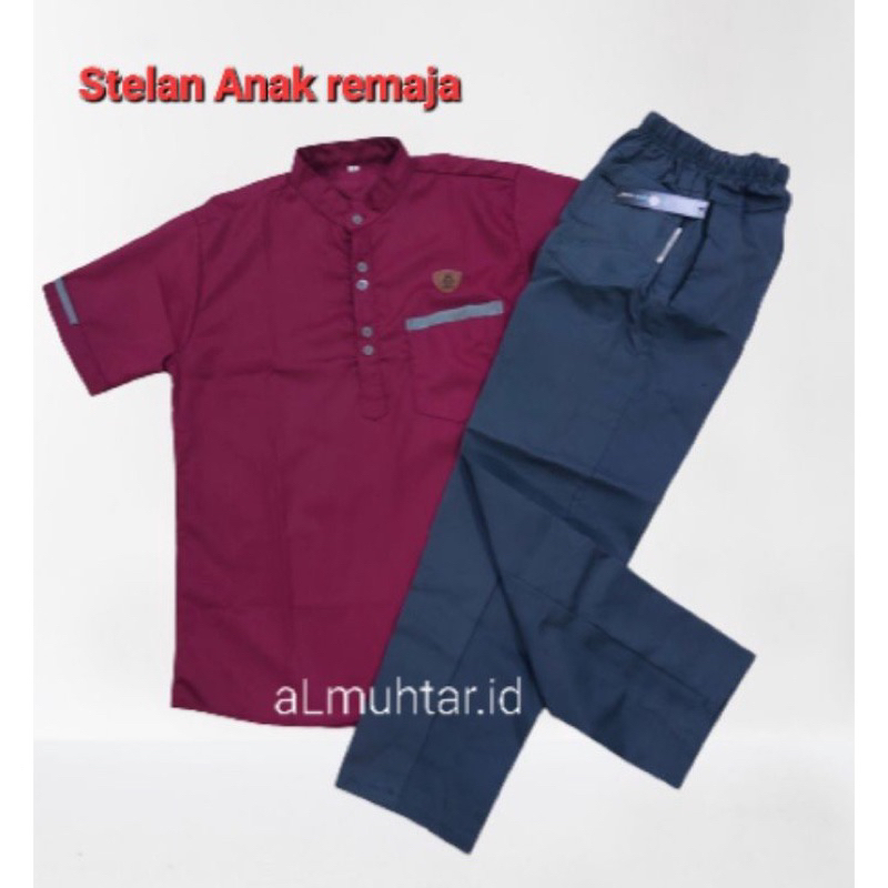 Setelan Anak Remaja Kurta dan celana cinos // kurta anak setelan