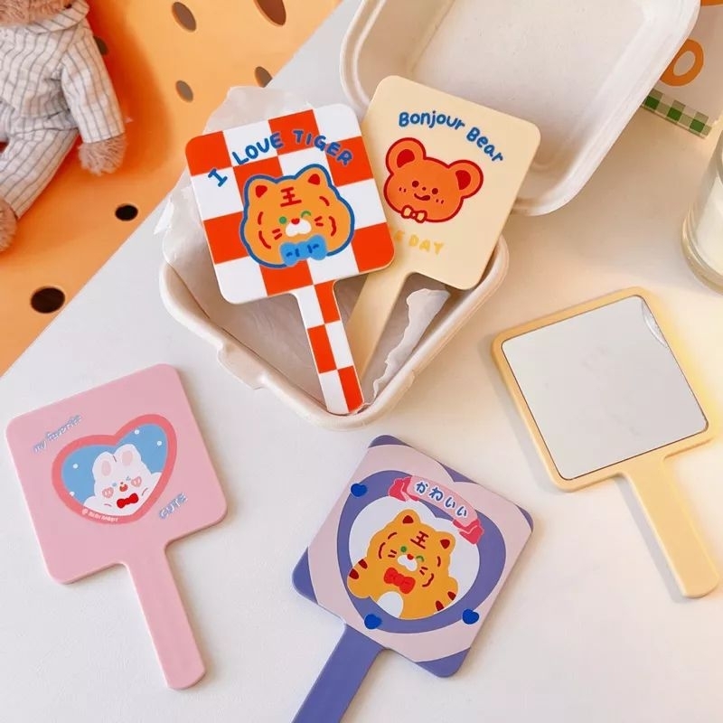 CERMIN GAGANG KAWAII LUCU TRAVELING MIRROR RT132