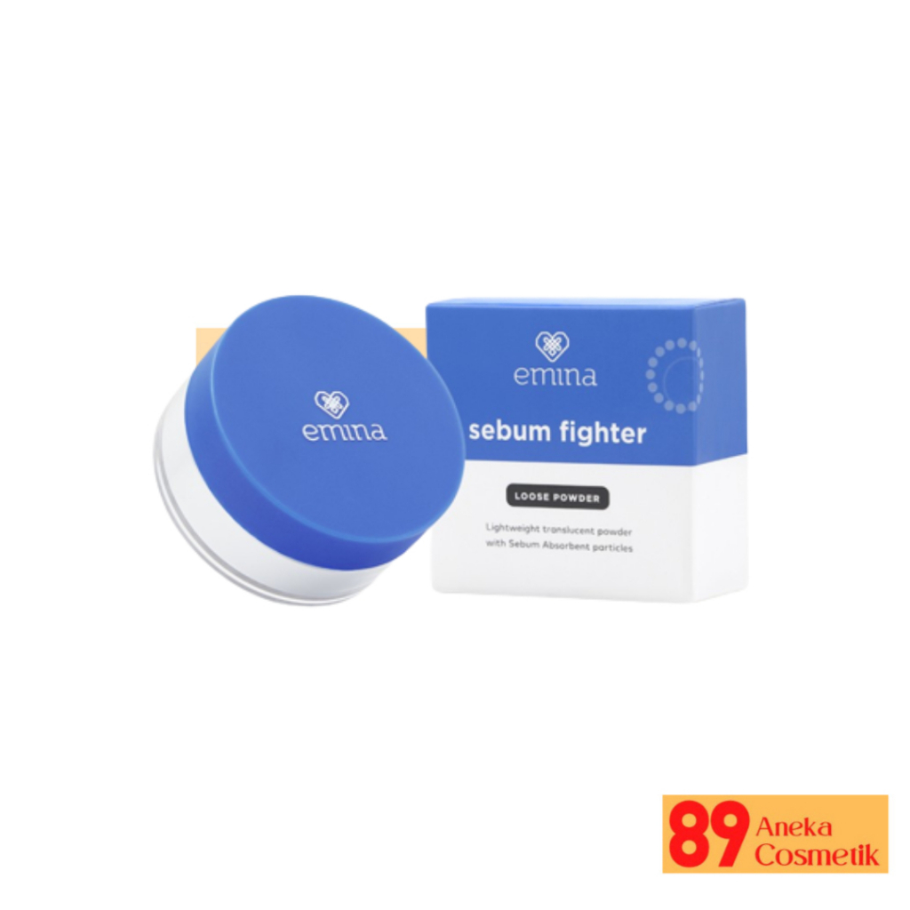 Emina Sebum Fighter Loose Powder 8gr - Bedak Tabur