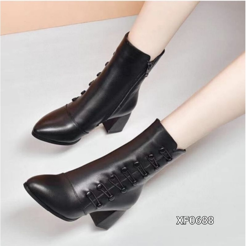 Boots Platform Wanita Trend Korea XF0688