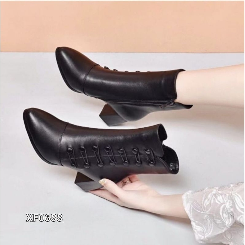 Boots Platform Wanita Trend Korea XF0688