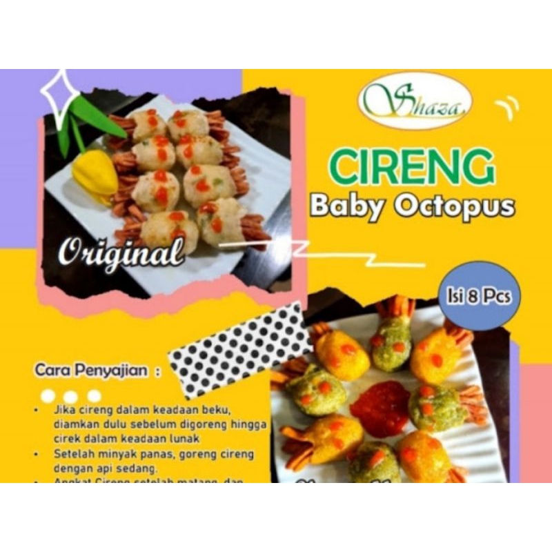 

CIRENG CRISPY SHAZA (BABY OCTOPUS) isi 8pcs