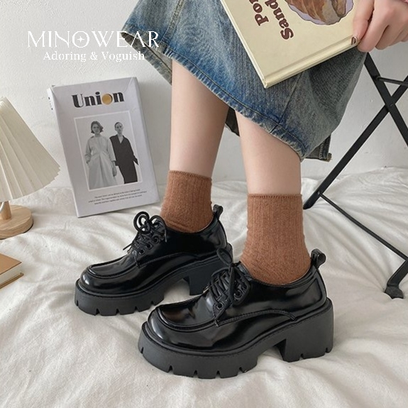 Minowear Gracelyn Shoes - Sepatu Docmart Wanita Modis
