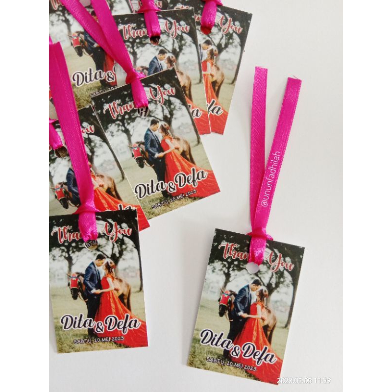 

HANG TAG + PITA / THANKS CARD