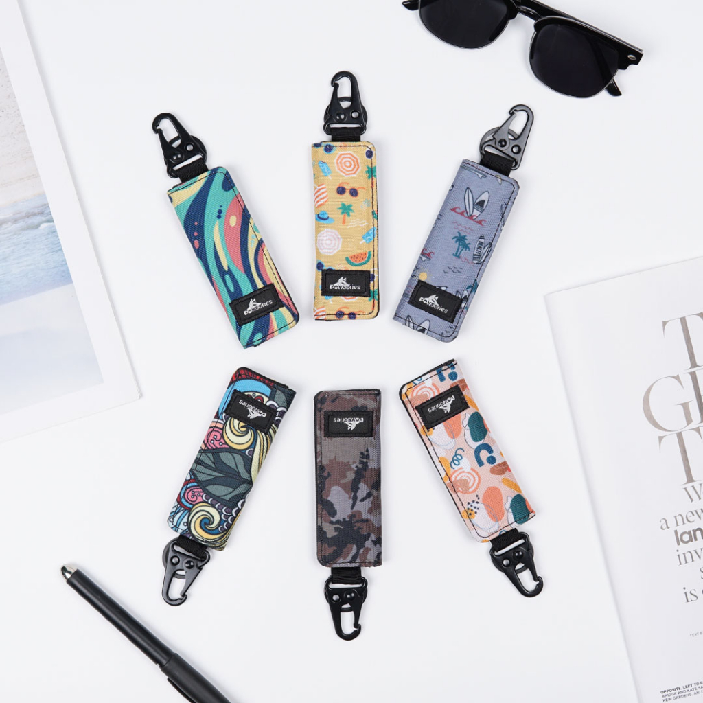 Foxsories - Gantungan Kunci Kendaraan STNK Mini Motif Motor Mobil