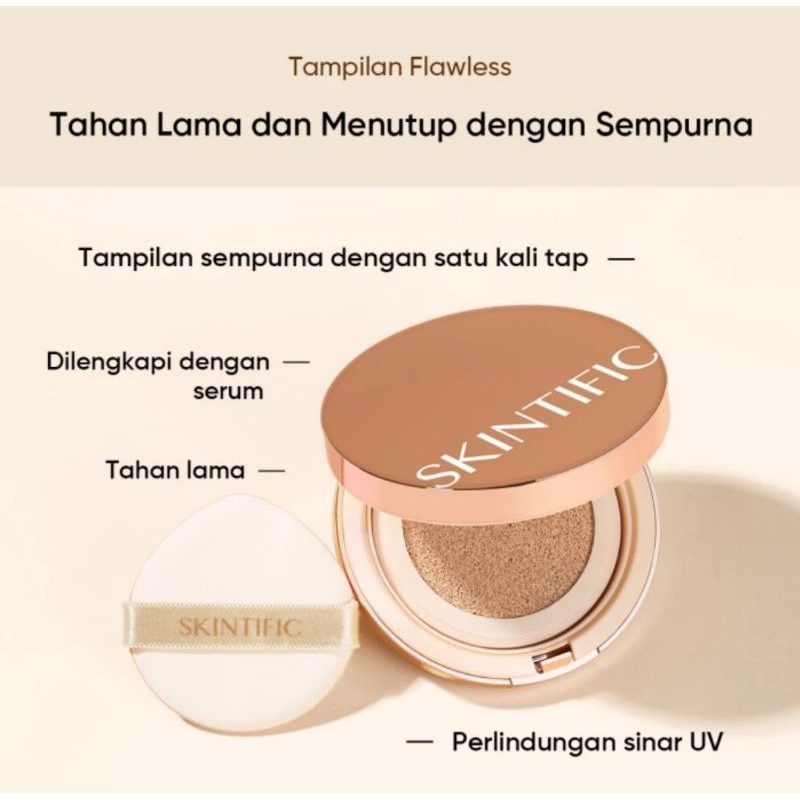 Skintific - Cover All Perfect Cushion SPF 35 PA++ Foundation Flawless