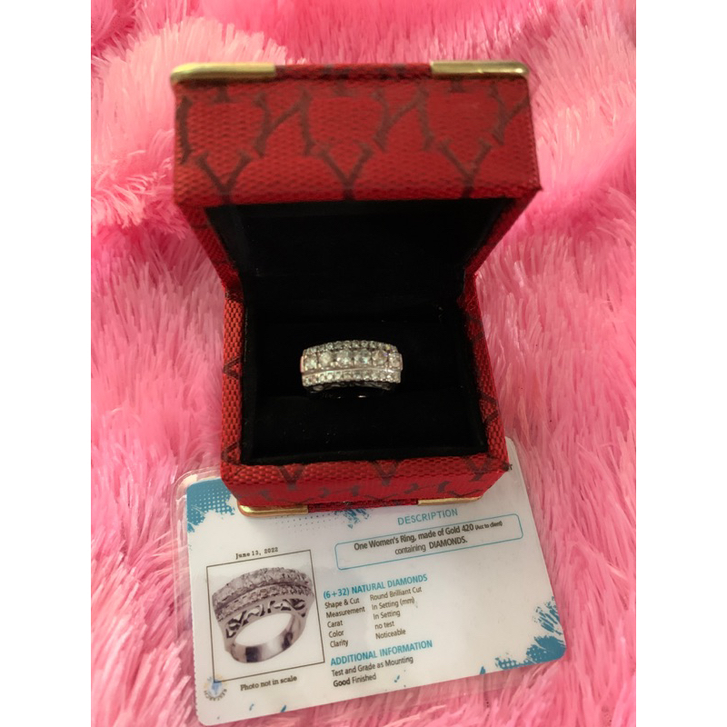 Cincin Berlian asli + Sertifikat