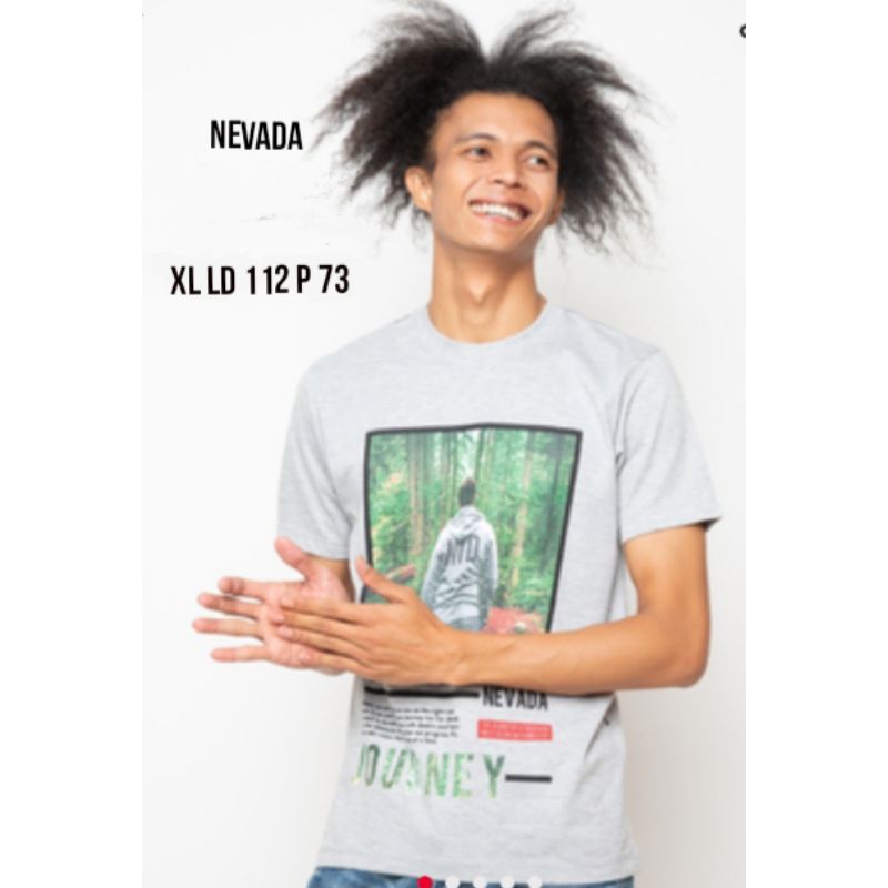 Kaos Oblong Laki-laki Remaja dan Dewasa Nevada