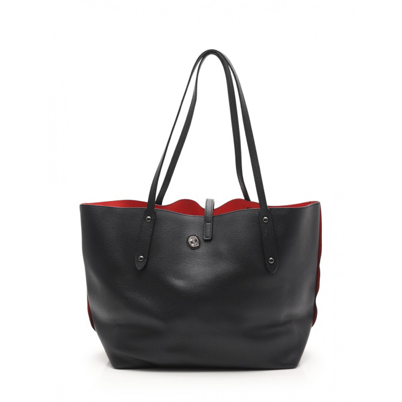 Coach Market Tote bag Black Leather (C 57077)