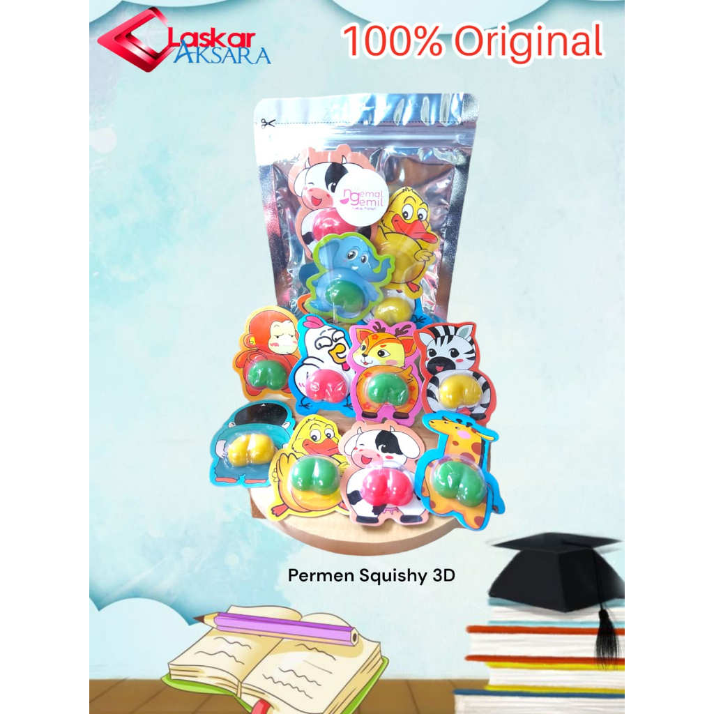 

Jelly Squishy 3D Jeli Gemoy / Premium