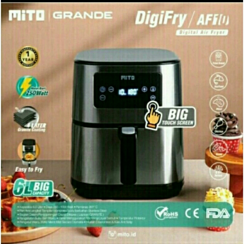 MITO AIRFRYER GRANDE AF10 6L