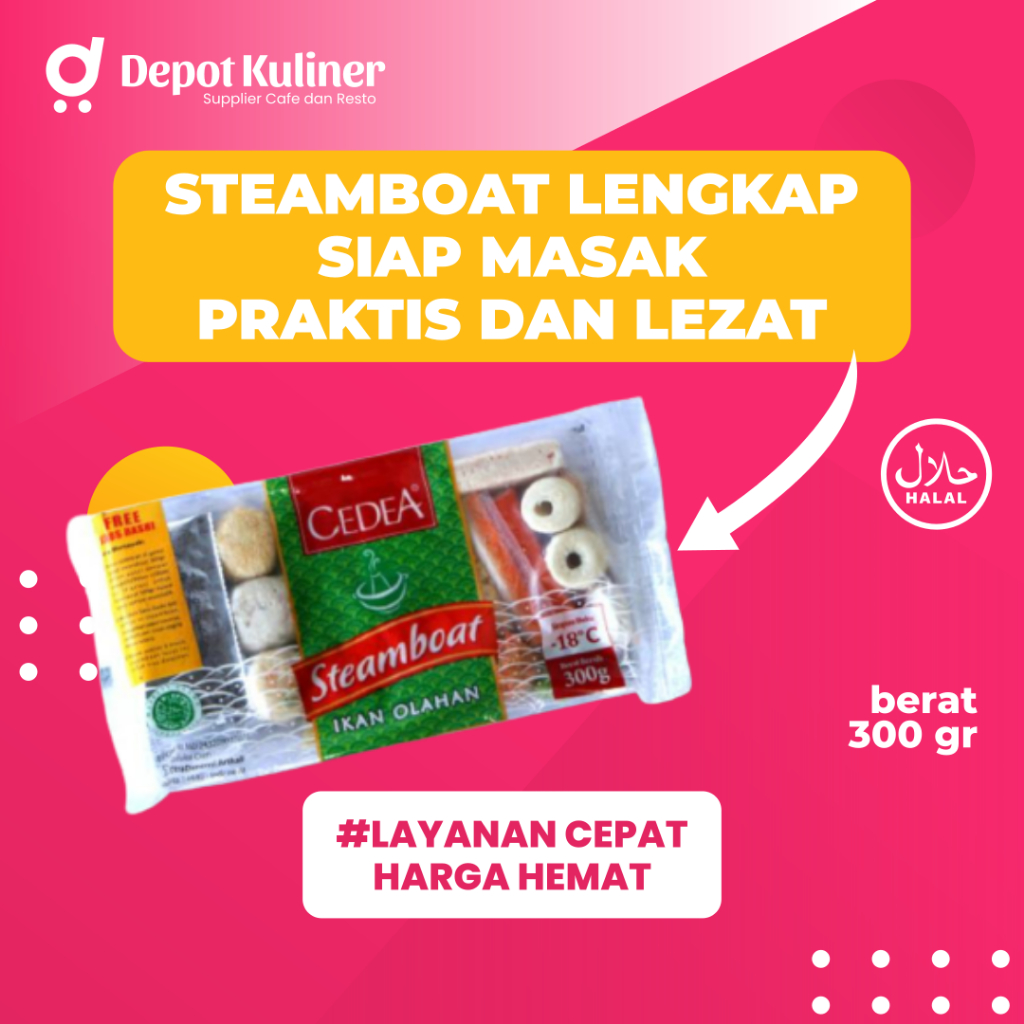 Steamboat Set Frozen 300 Gr Cedea