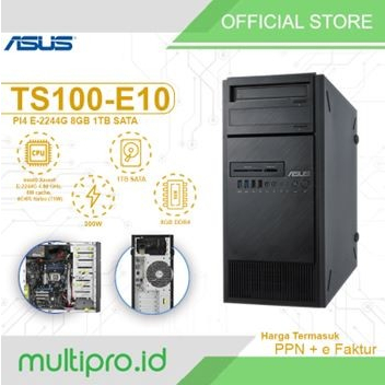 Server UNBK Asus TS100-E10/PI4 E-2244G 8GB 1TB SATA