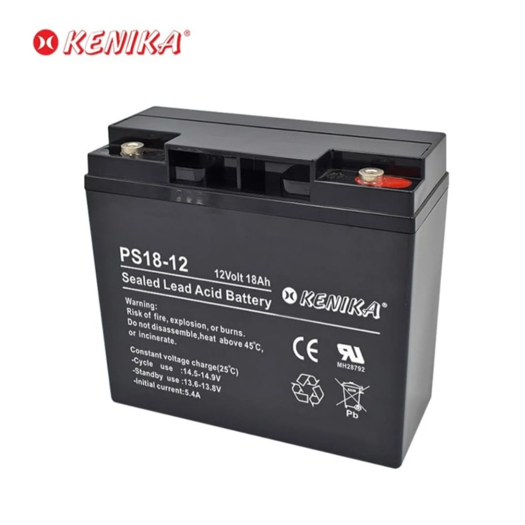 Kenika Battery Sealed Lead Acid 12V 18Ah