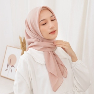 Hijab Segi Empat Paris Premium Voal // Jilbab Segiempat Paris Premium // Kerudung Paris Polos