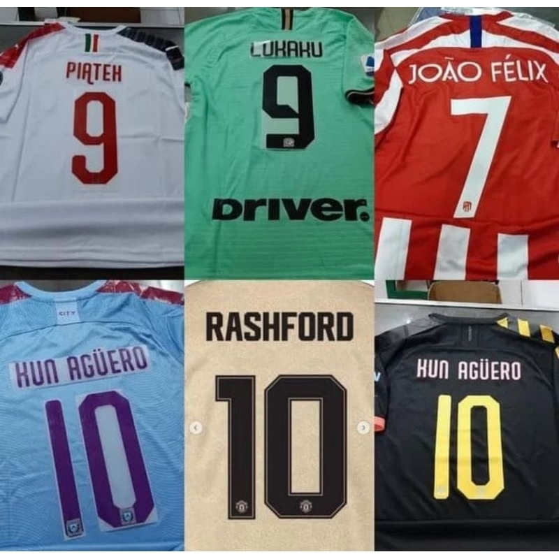 PASANG NAMA DAN NOMOR DI JERSEY