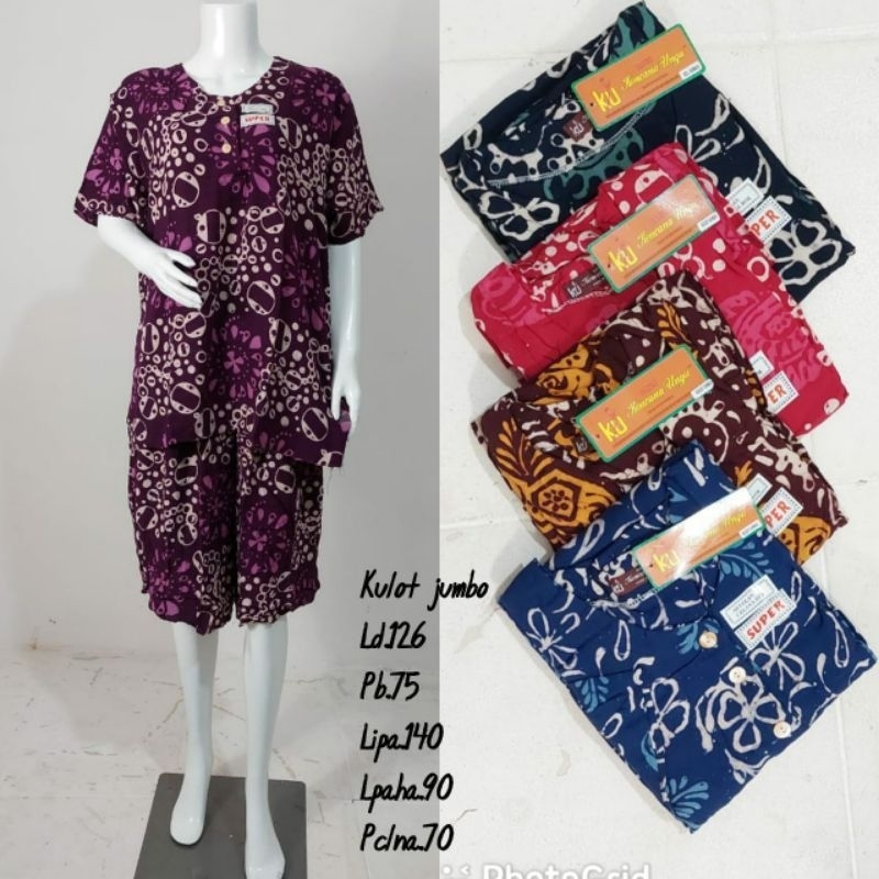 Setelan Kulot Kencana Ungu