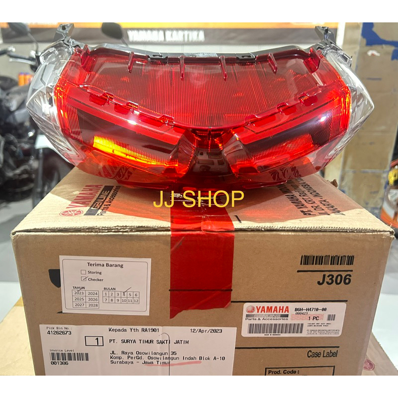 Reflektor Lampu Stop Belakang Stoplamp All New Nmax 2020-2025 Original Yamaha Genuine Parts Asli