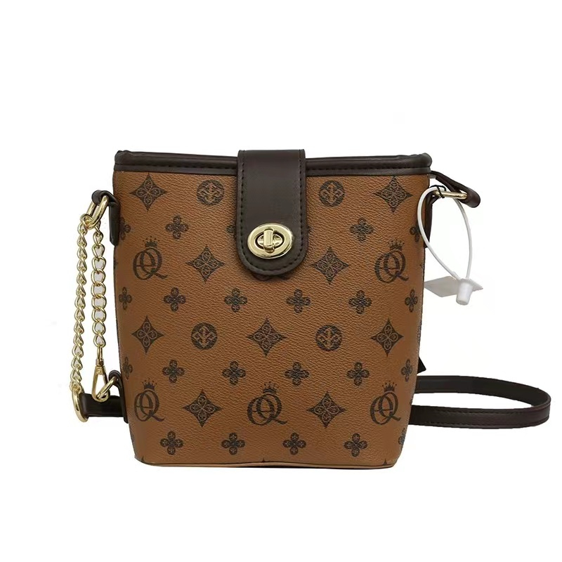 JK 3023 1KG MUAT 2PCS TAS SELEMPANG KECIL WANITA BUCKET BAG MINI MOTIF ELEGAN Z4178 T3214