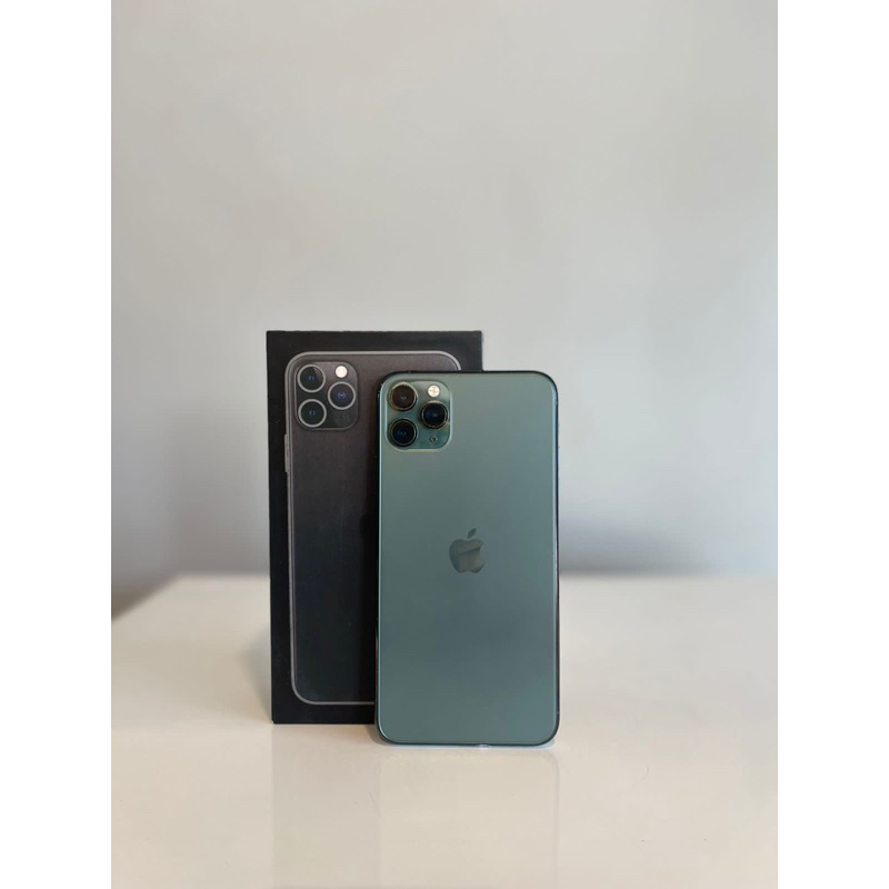 iPhone 11 Pro Max Midnight Green 256 GB Ex Inter Fullset