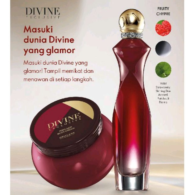 Divine Exclusive Eau de Parfume/ Divine Exclusive Perfumed Body Cream