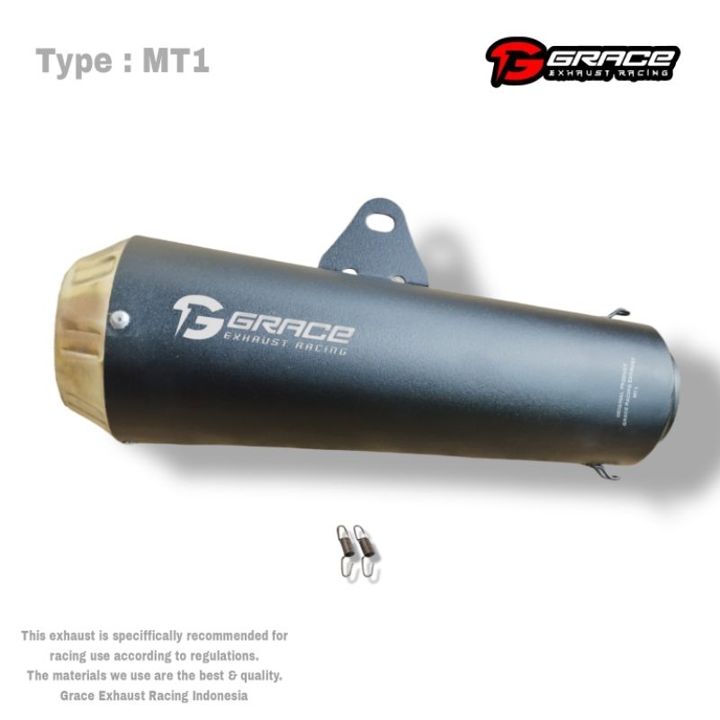 knalpot original grace type Orca black old silincer only