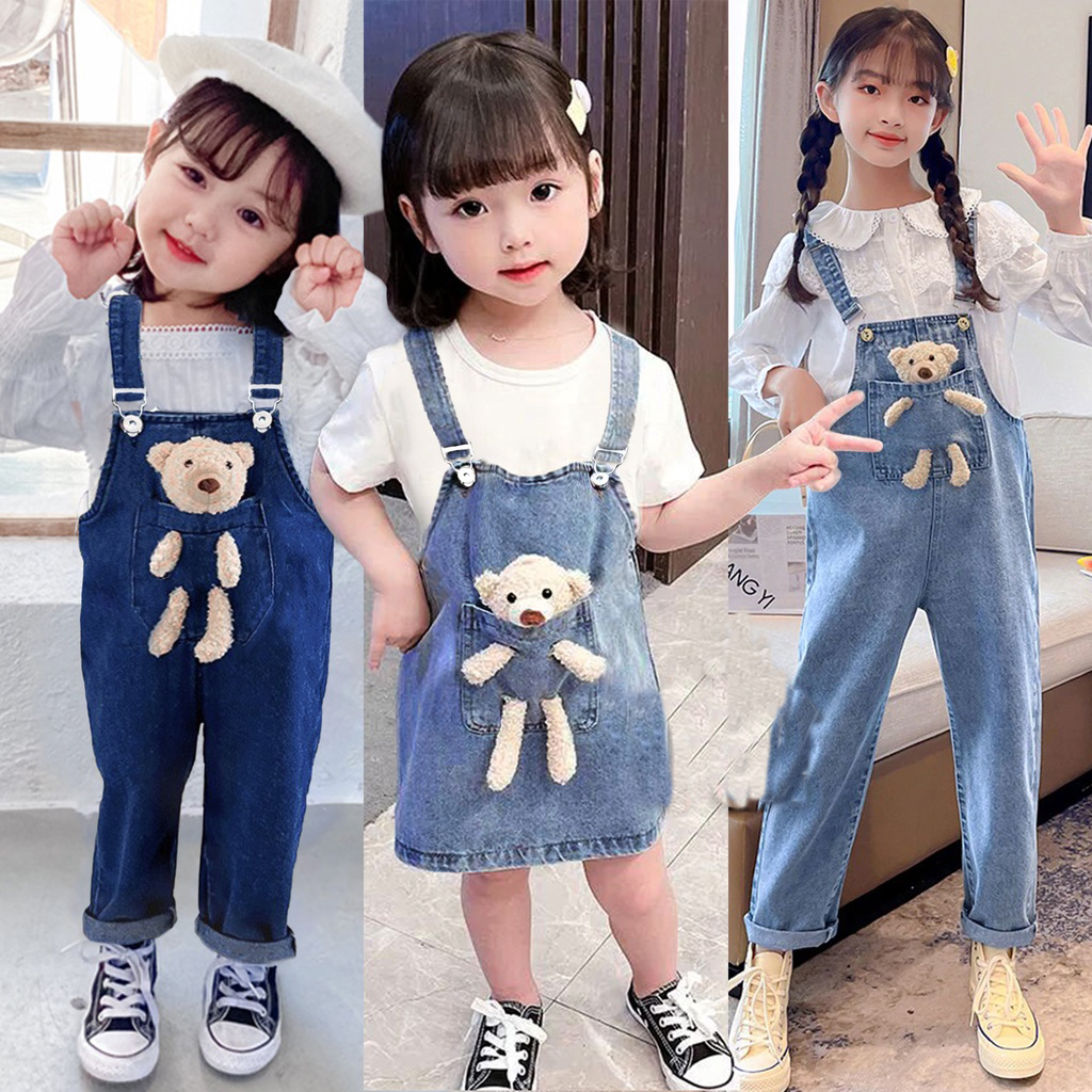 Overall Boneka Anak - Jumpsuit Wearpack Celana dan Rok