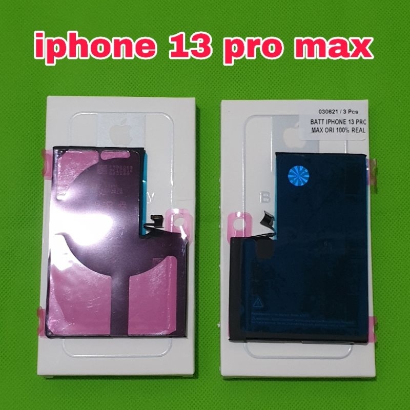 batu batre baterai iphone 13 pro max ori 100%