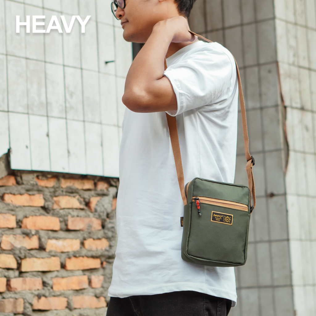 [HEAVY.BAG] SLINGBAG ORIGINAL HEAVY. TAS SELEMPANG . SLINGBAG HEAVY . TAS PRIA HEAVY . SLINGBAG MINI