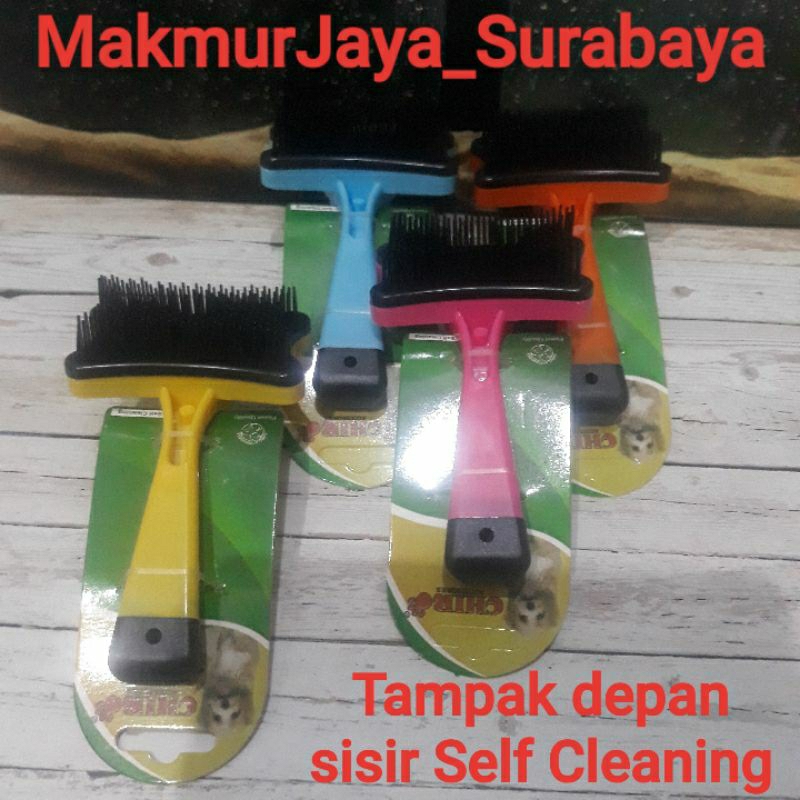 Sisir Chiro Self Cleaning tipe 423 size 13x8cm