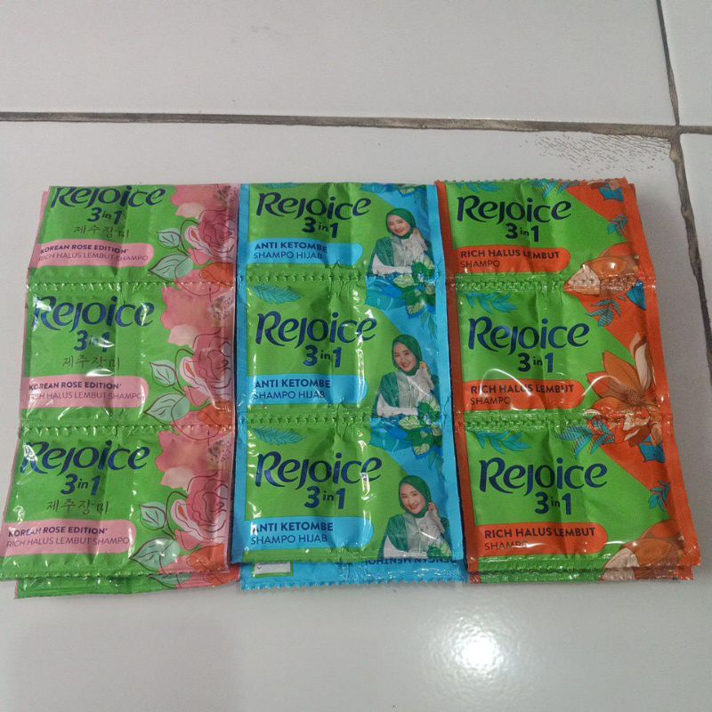 P&amp;G Rejoice Shampo Shampoo | head &amp; shoulders 12 Renceng 24 Sachet