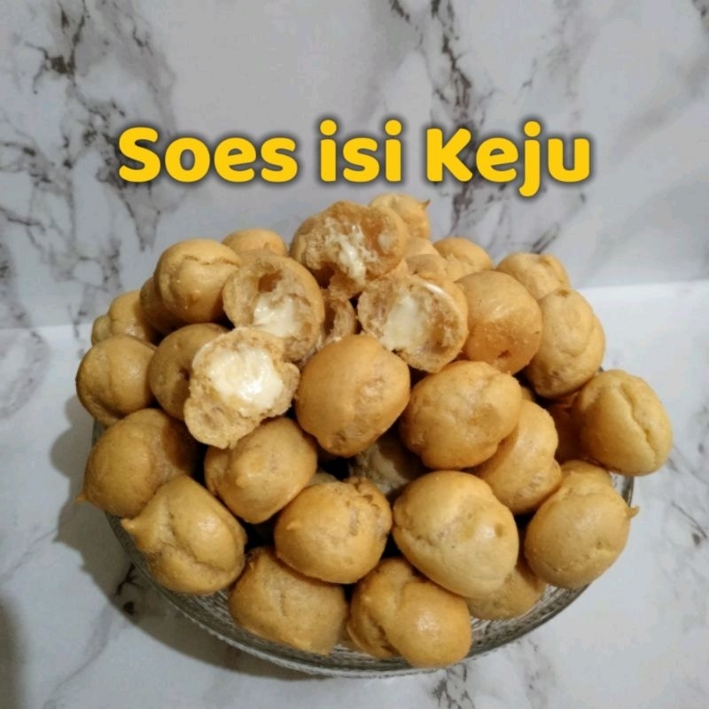 

soes kering keju lumer | soes isi keju lumer