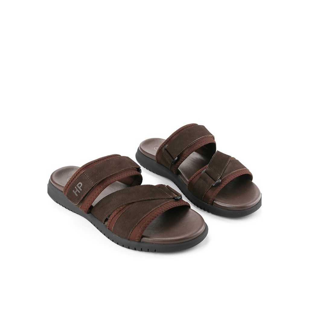 HM299 SANDAL SLIDE HUSH PUPPIES PRIA ORIGINAL/SENDAL KULIT HUSH PUPPIES ASLI ORI