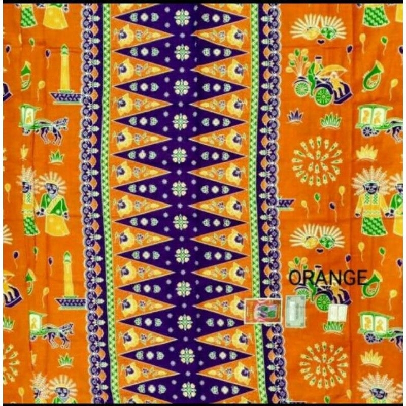 kain batik ondel ondel betawi