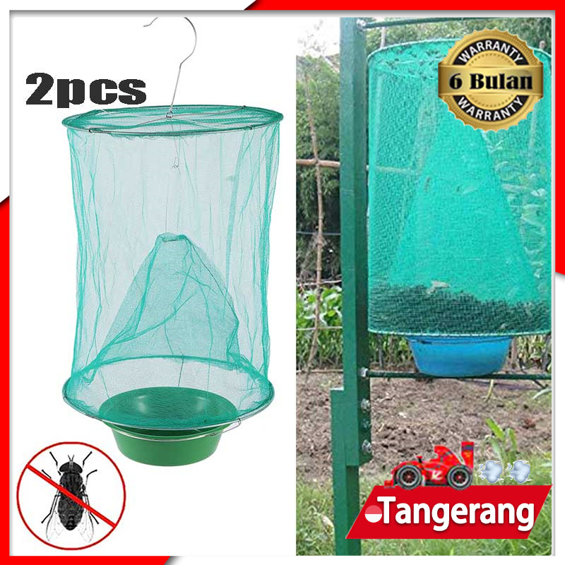 2Pcs/Set Jaring Perangkap 25*25*45 cm Jebakan Nyamuk Lalat Mosquito Fly Cathing Mesh Net Nyamuk &amp; Lalat