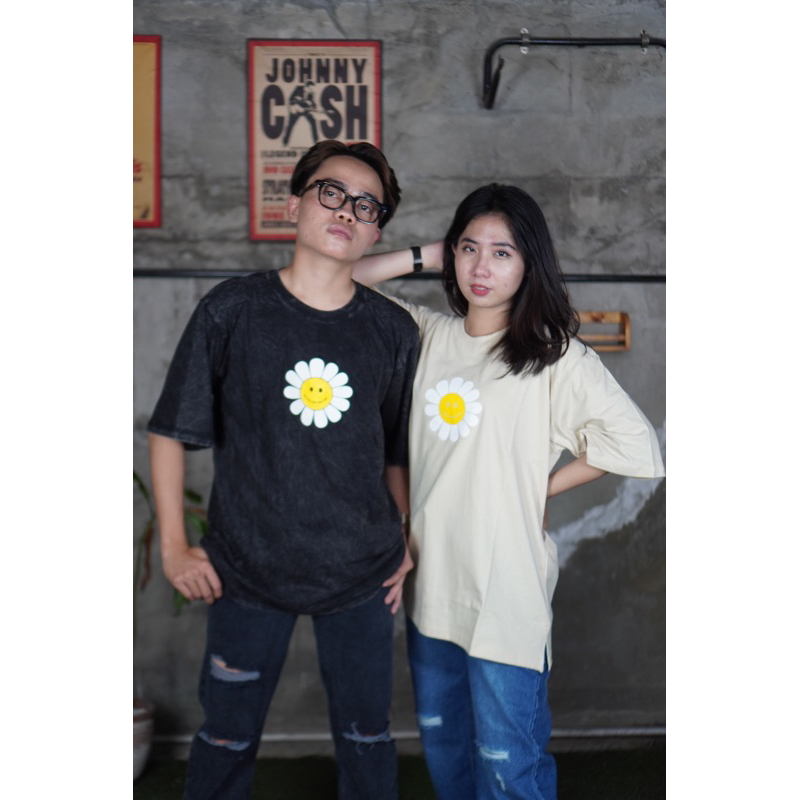 [OVERSIZE] T-shirt BYAZ Smile Flower