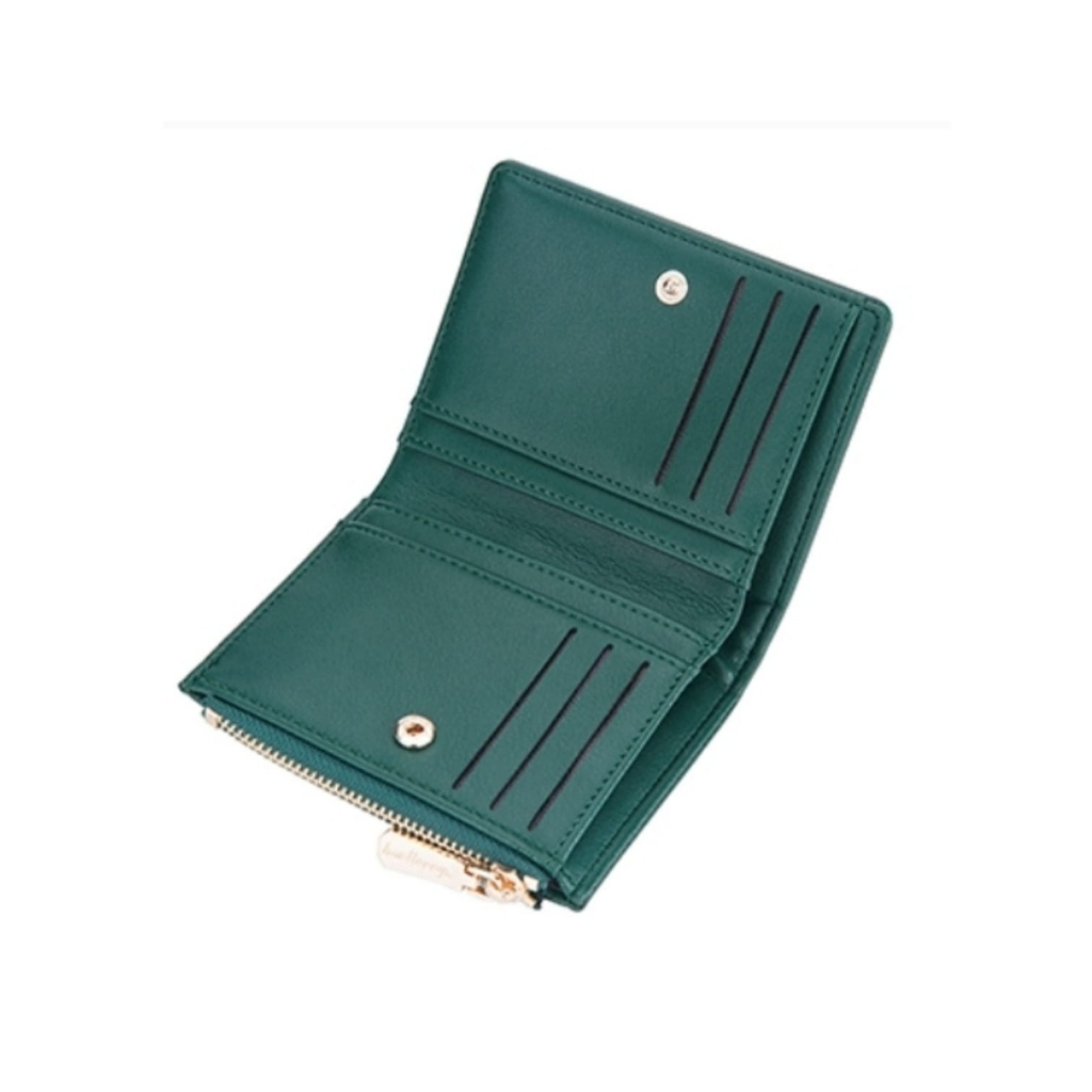 DOMPET LIPAT MINI WANITA BAELLERRY ORIGINAL SOONA WA688G3 KULIT HIJAU CANTIK KEKINIAN BATAM TERBARU MEWAH FASHION KOREA IMPORT REMAJA MURAH SLOT KARTU KECIL BRANDED DEWASA