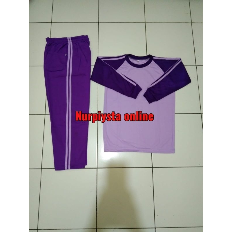 stelan baju olahraga Anak Paud/TK Tangan panajang