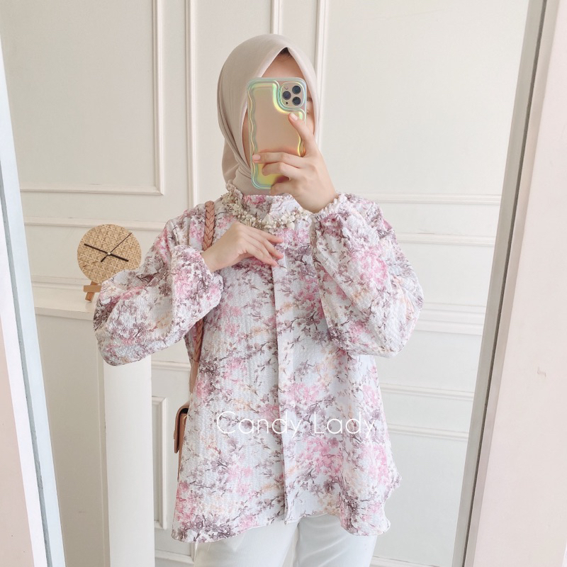 Runi Blouse By Candy Lady Blouse Wanita Motif Terbaru