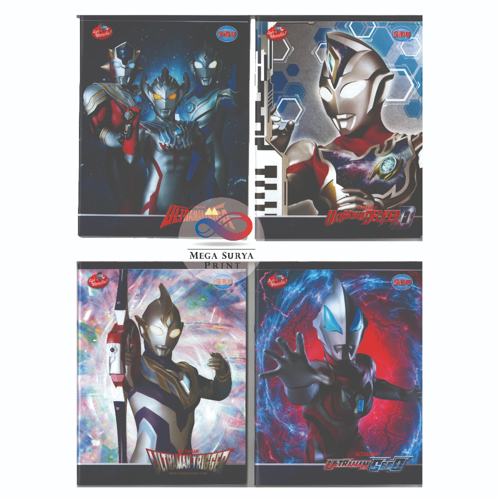 

Sidu Buku Tulis 38 L cover Ultraman