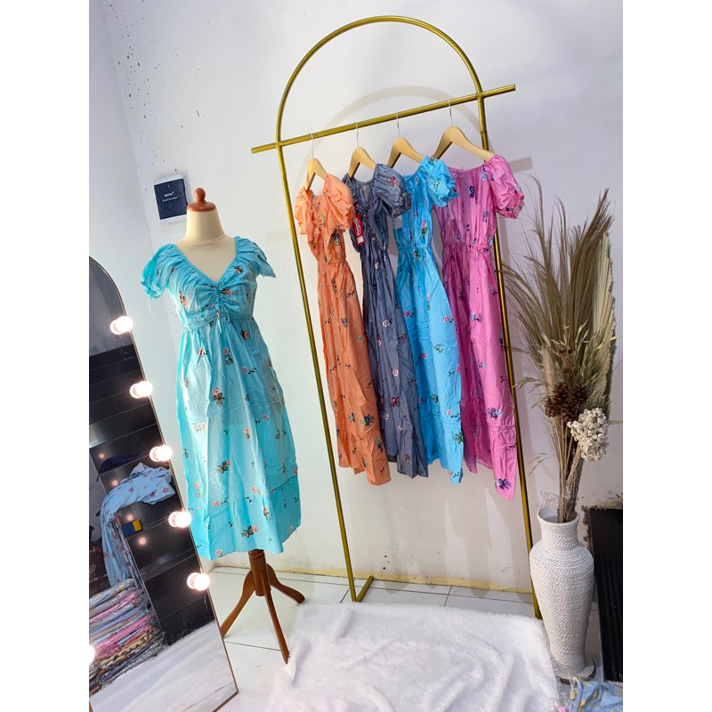 DASTER DAILY DRESS SMOKE BUNGA