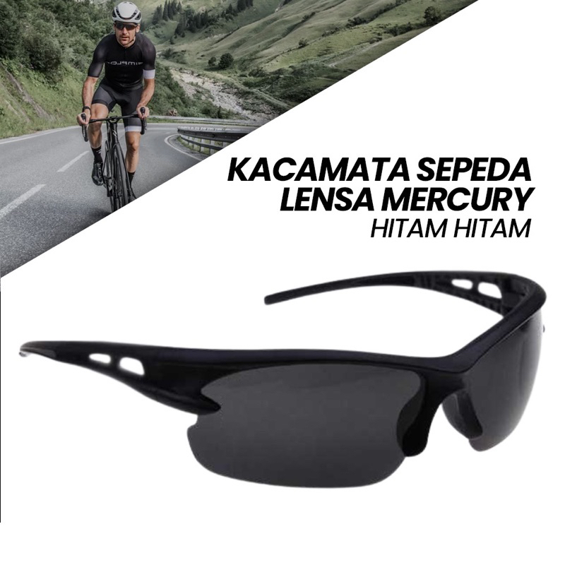 KACA MATA SEPEDA LENSA MERCURY