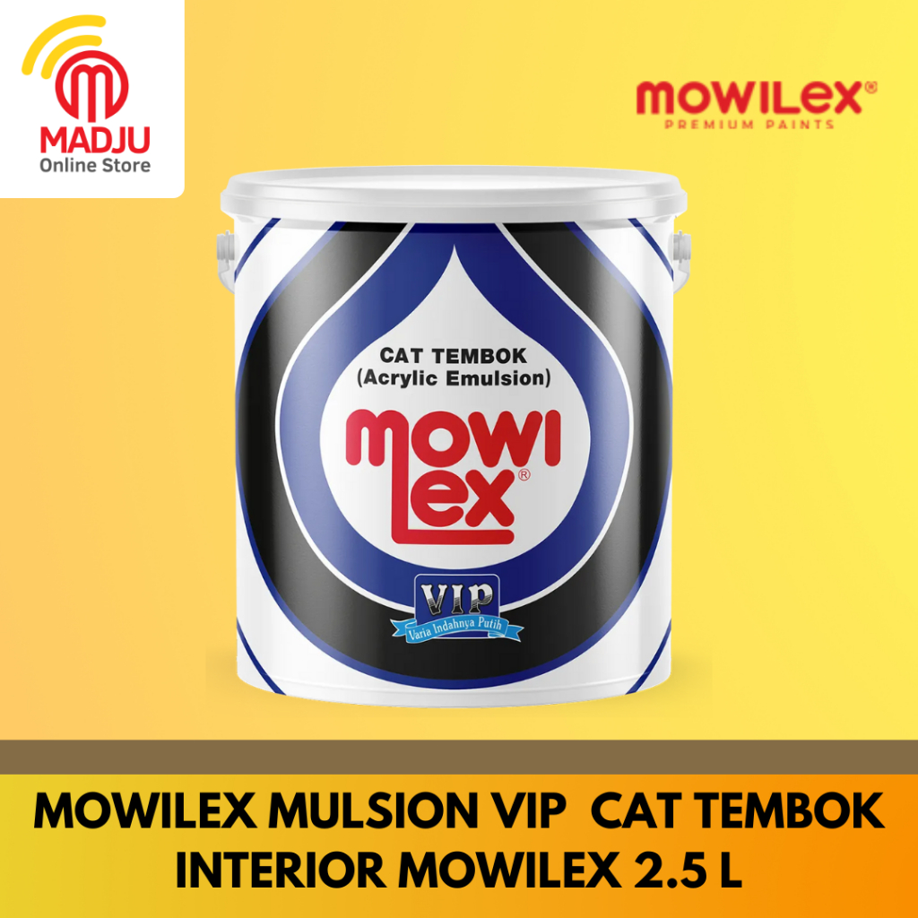 Mowilex Mulsion VIP  Cat Tembok Interior Mowilex 2.5 L