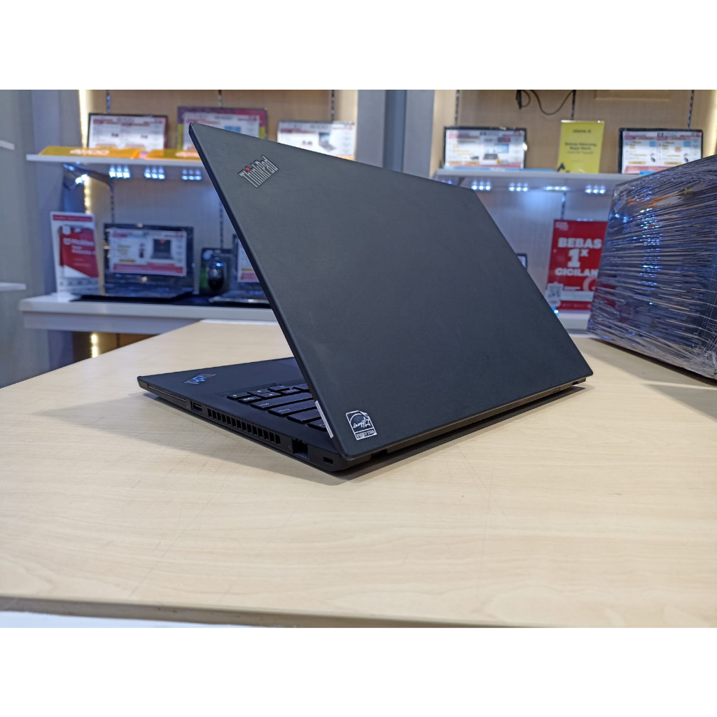 LAPTOP SLIM SECOND MURAH LENOVO THINKPAD T490 INTEL CORE i5 - 8365U 8GB 512GB 14&quot; FHD TOUCH WINDOWS 10 PRO