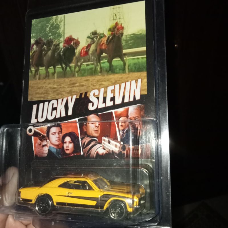 Custom Card Lucky Number Slevin Chevy Chevelle Ss Yellow Free Protector Hw Hot Wheels Hotwheels Bday